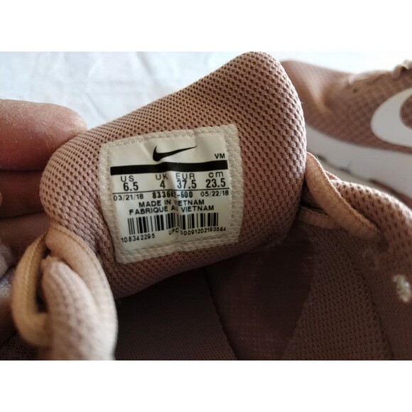 Nike Air Max Motion Shoes Womens 6.5 Particle Pink 833662 Athletic Running Sport - Picture 13 of 14